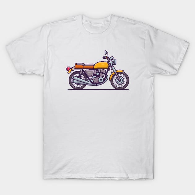 Retro Motorbike (2) T-Shirt by Catalyst Labs